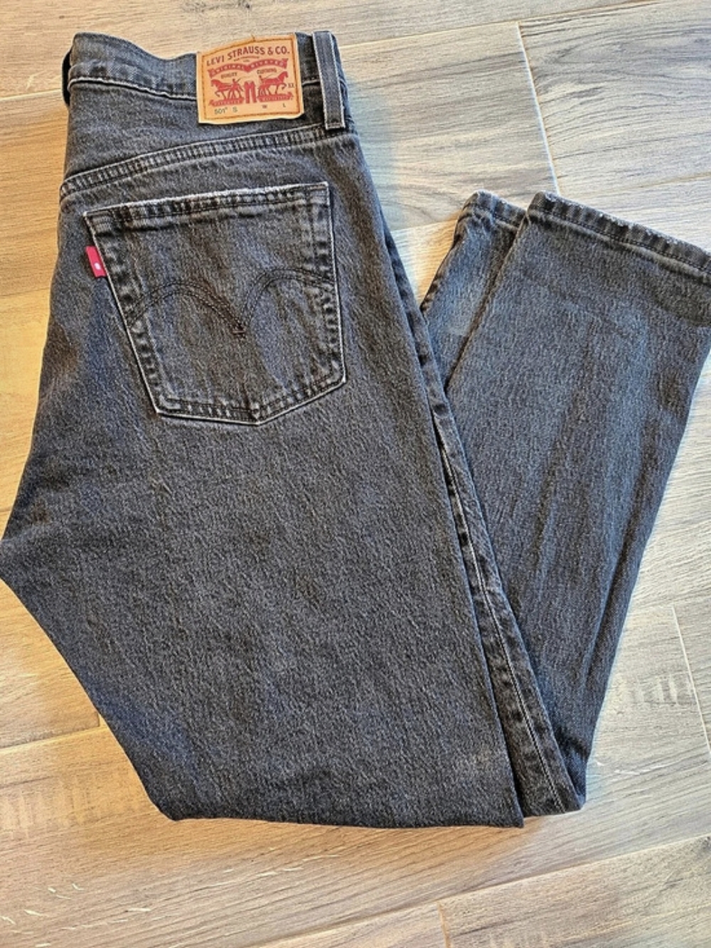 Levi's 501 Skinny Jeans Black Waist 29